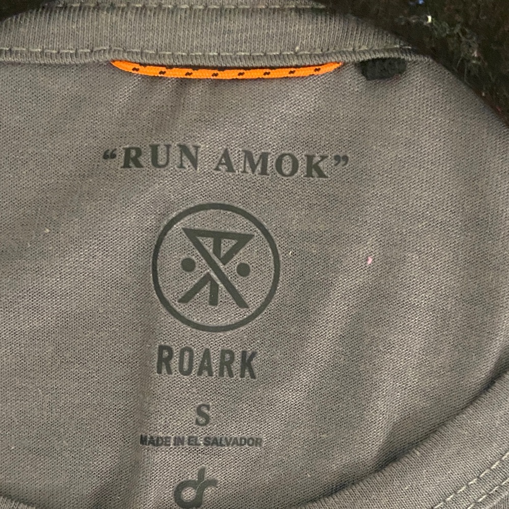 Roark Charcoal Tie-Dye Men's Tee - Picture 2 of 3